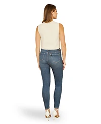 Yumi Women's Floral Embroidered Cotton Waist Coat