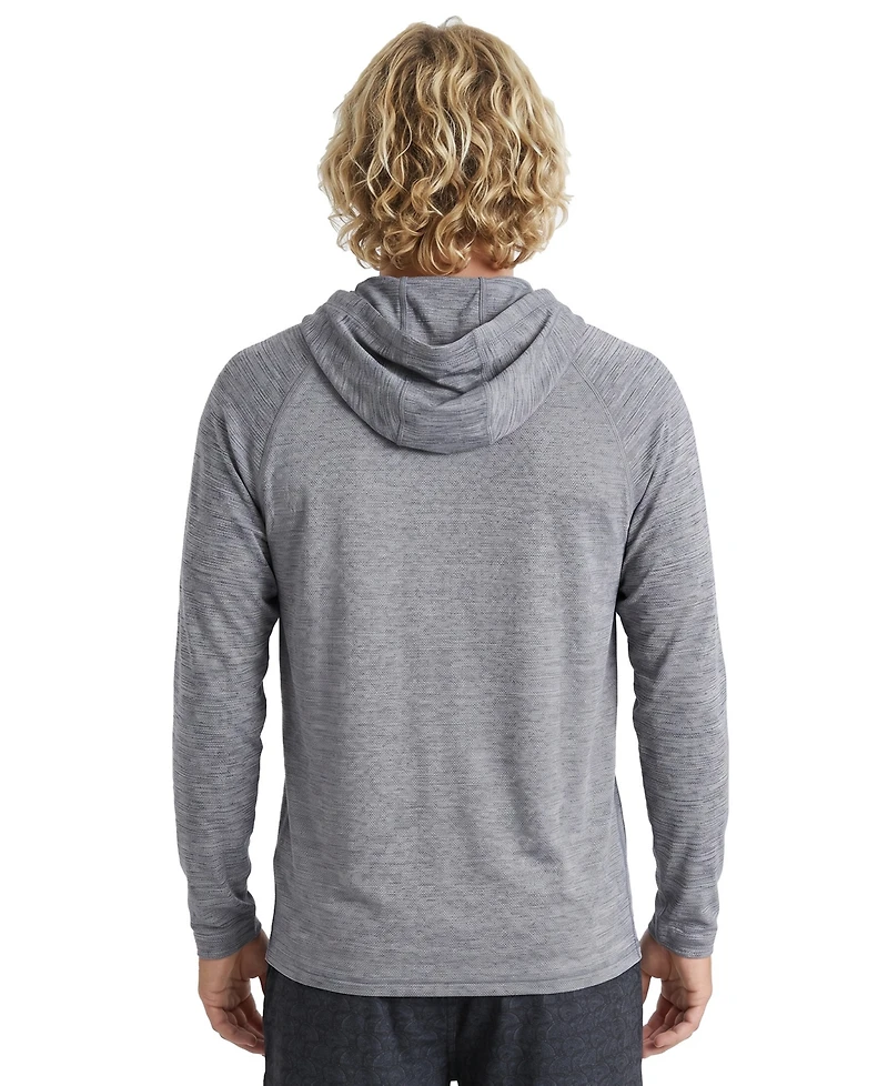 Spyder Men's Birdseye Heather Hooded Long-Sleeve Rashguard