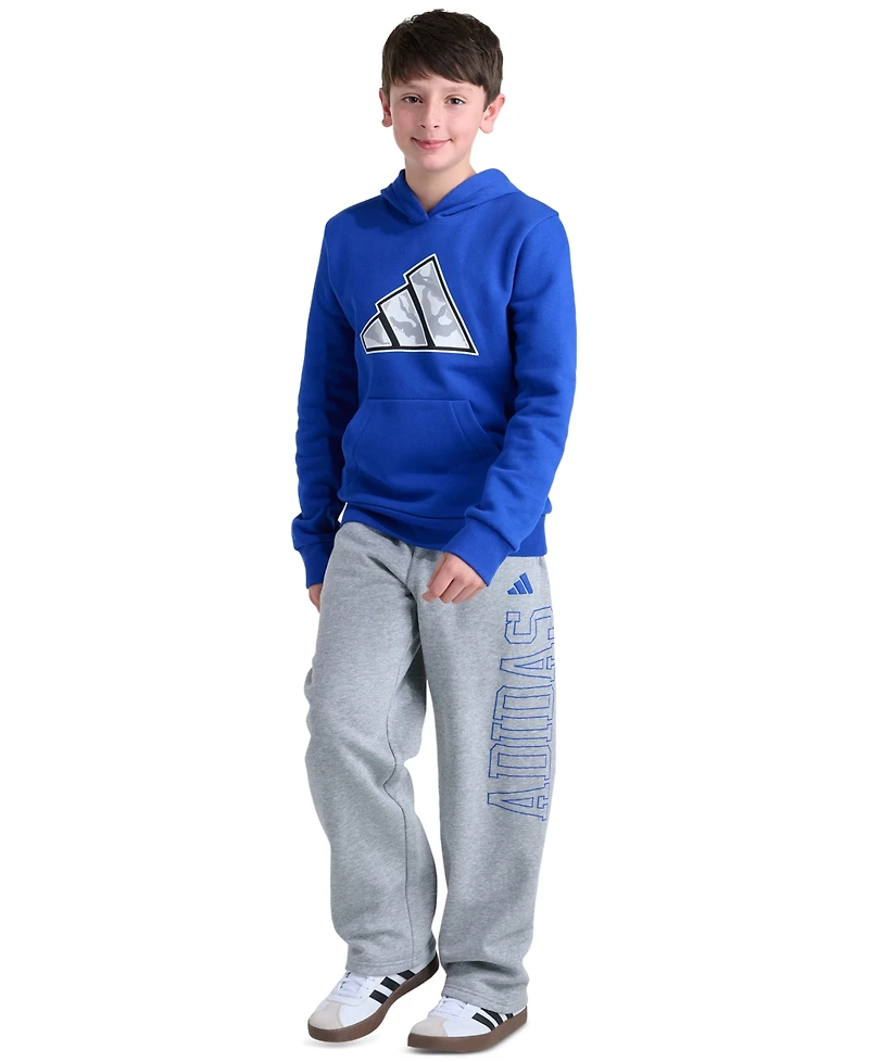 adidas Boys' 8-20 Long-Sleeve Hoodie