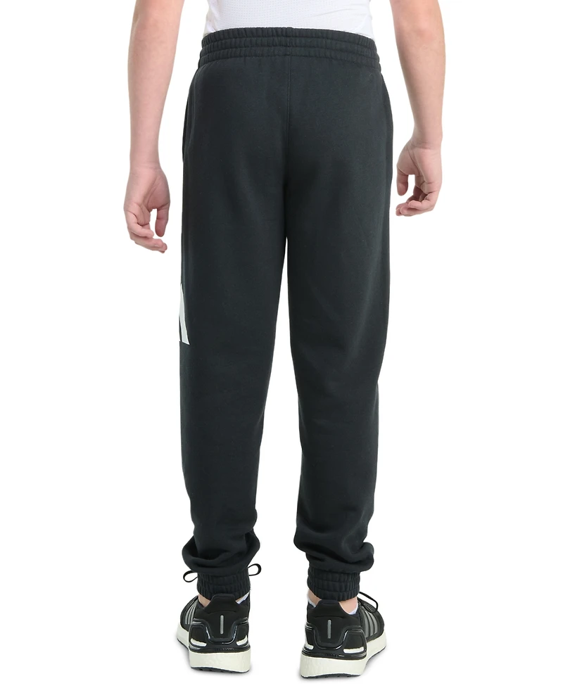 adidas Boys' 8-20 Elastic Waistband Essential Fleece Pant