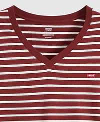 Levi's Plus Perfect Cotton V-Neck Short-Sleeve T-Shirt