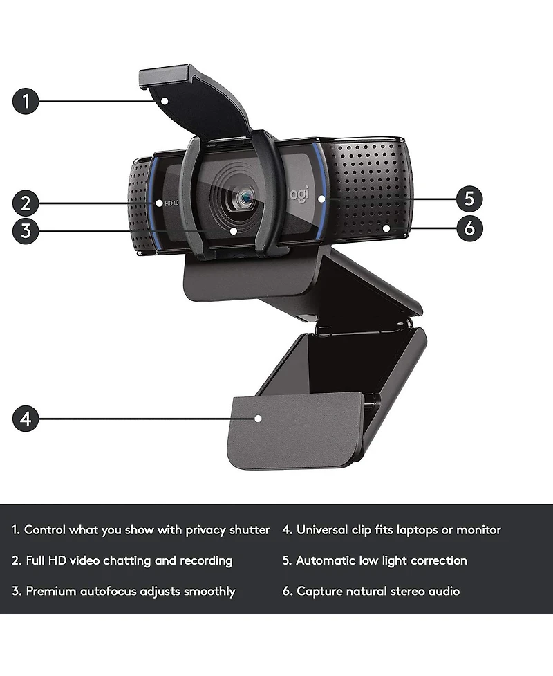 Logitech C930s Full Hd Pro Webcam