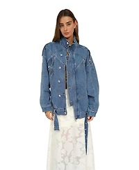 Belle & Bloom Women's and Downtown Denim Oversized Jacket