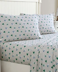 Winter Nights Cotton Flannel Full Sheet Set