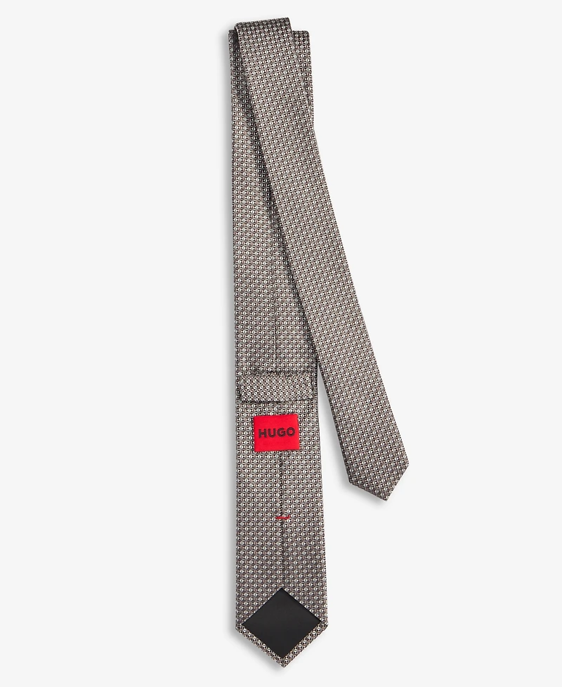 Boss by Hugo Men's Neat Silk Skinny Tie