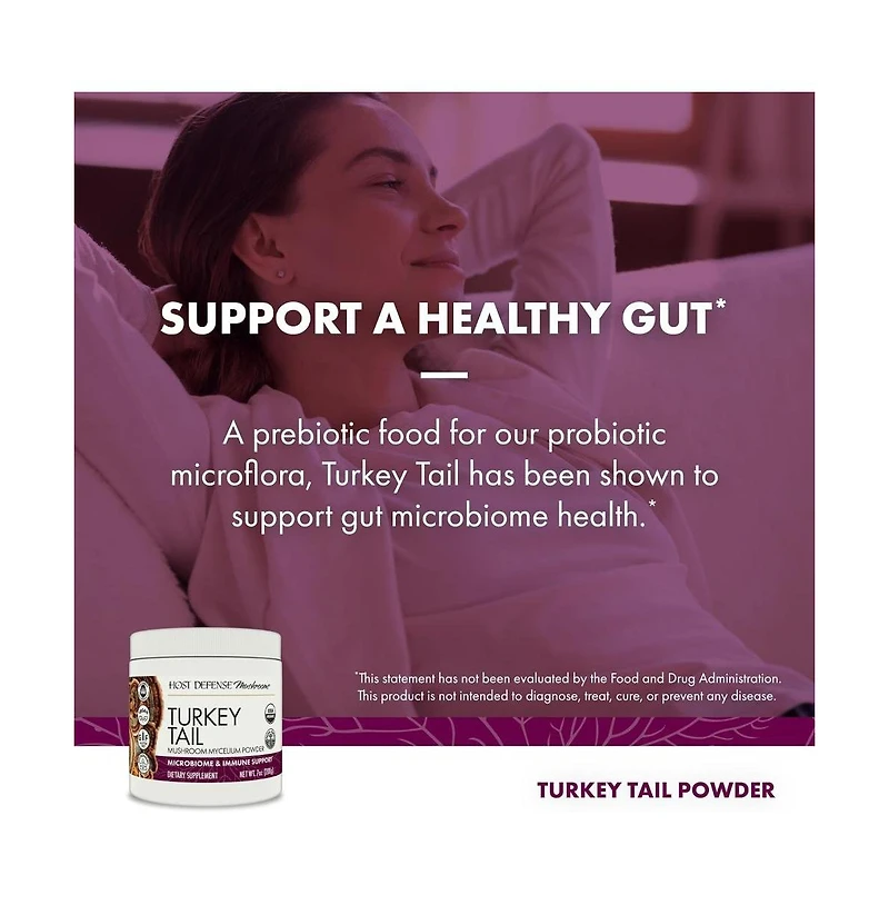 Host Defense Turkey Tail Mushroom Powder