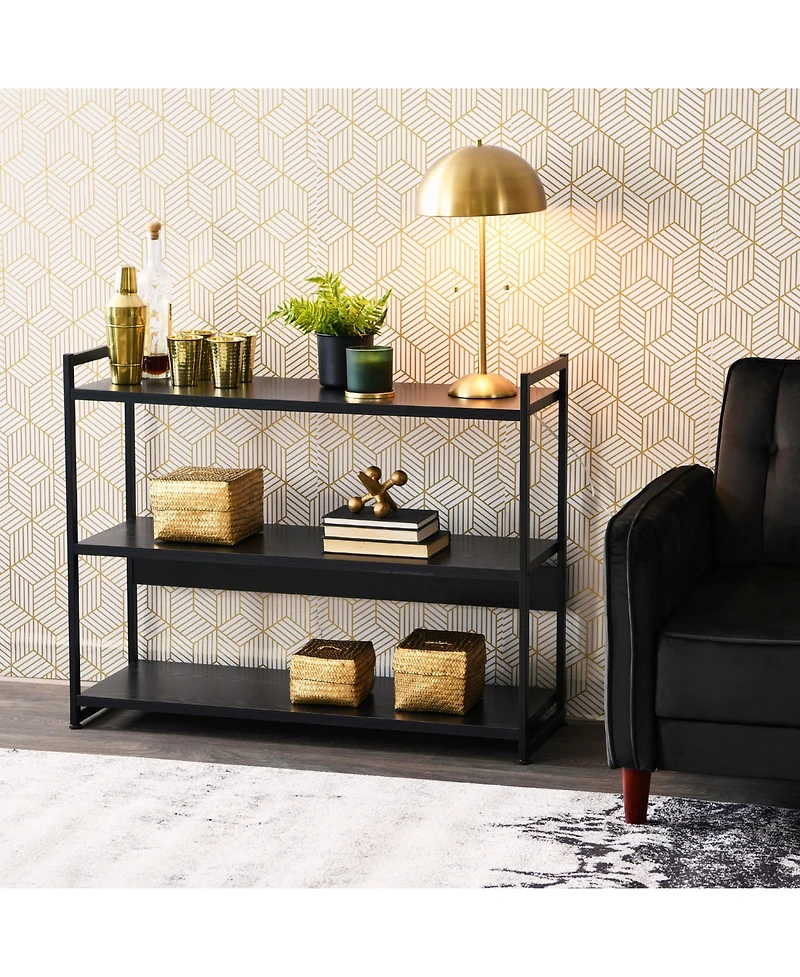 Household Essentials Jamestown Open Storage Bookshelf