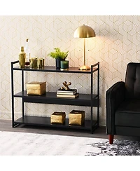 Household Essentials Jamestown Open Storage Bookshelf