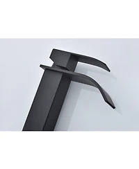 Phying Waterfall Spout Single Handle Bathroom Sink Faucet