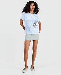 Sanrio Juniors' Hello Kitty & My Melody Crewneck Tee