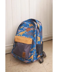 Deux par Deux Little Boy Dinosaur Durable Spacious Organized Backpack