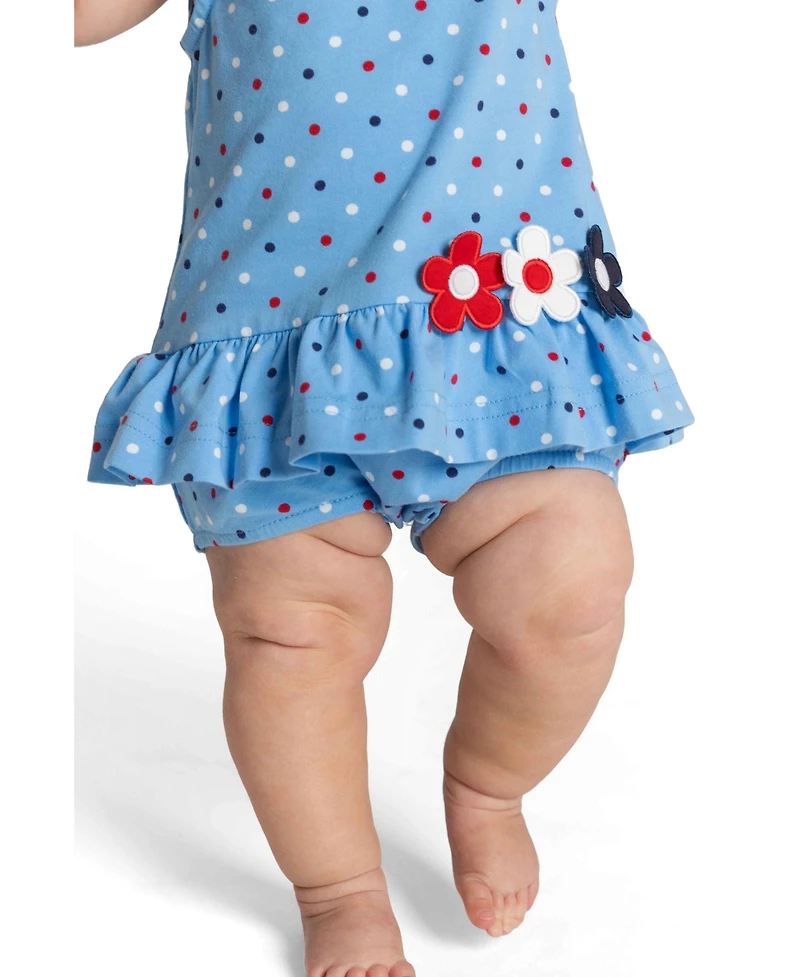 Florence Eiseman Baby Girl Printed Knit Romper With Flowers