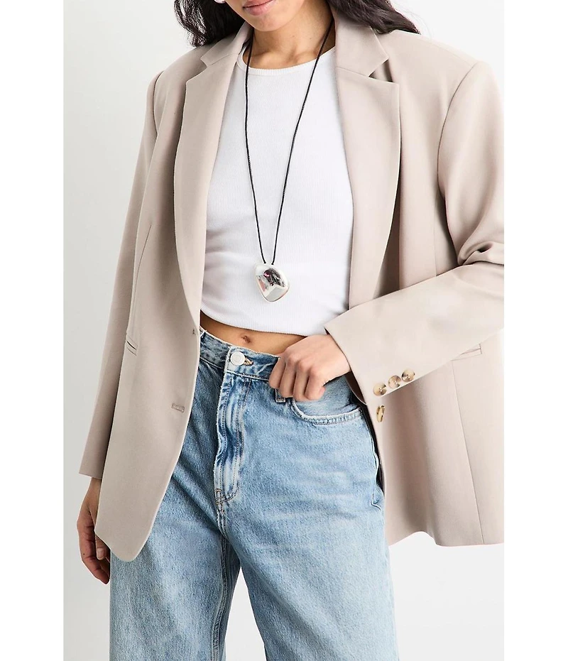 Warehouse Women's Oversized Single Breasted Blazer