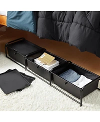 DormCo Suprima Underbed Storage - Lidded 3 Section