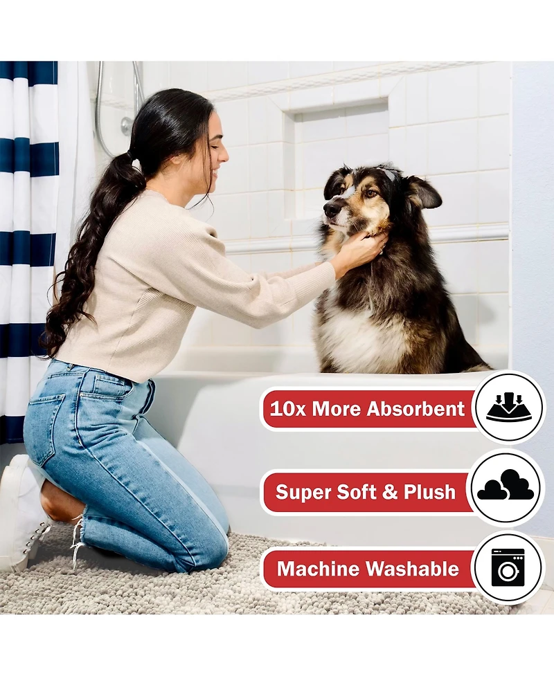 DogBuddy Dog Door Mat, Medium, Shadow, Heavy-Duty