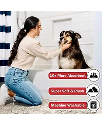 DogBuddy Dog Door Mat, Medium, Shadow, Heavy-Duty