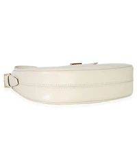 Pre-Owned Saint Laurent Cream Smooth Calfskin Le Fermoir Hobo