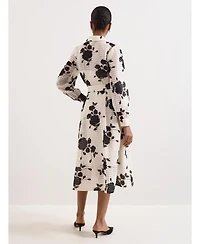 Phase Eight Women's Natalie Floral Belted Shirt Dress