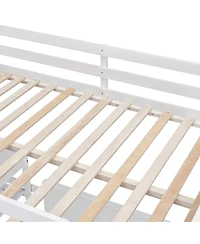 Streamdale Furniture Full Over Full Bunk Bed with Desk