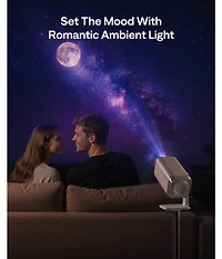 Aurzen Aurora Beam Lens for Projector, 5X Bigger Image and Wide Angle, Star Projector Accessory, Magnetic Snap-On Design, for Immersive Viewing