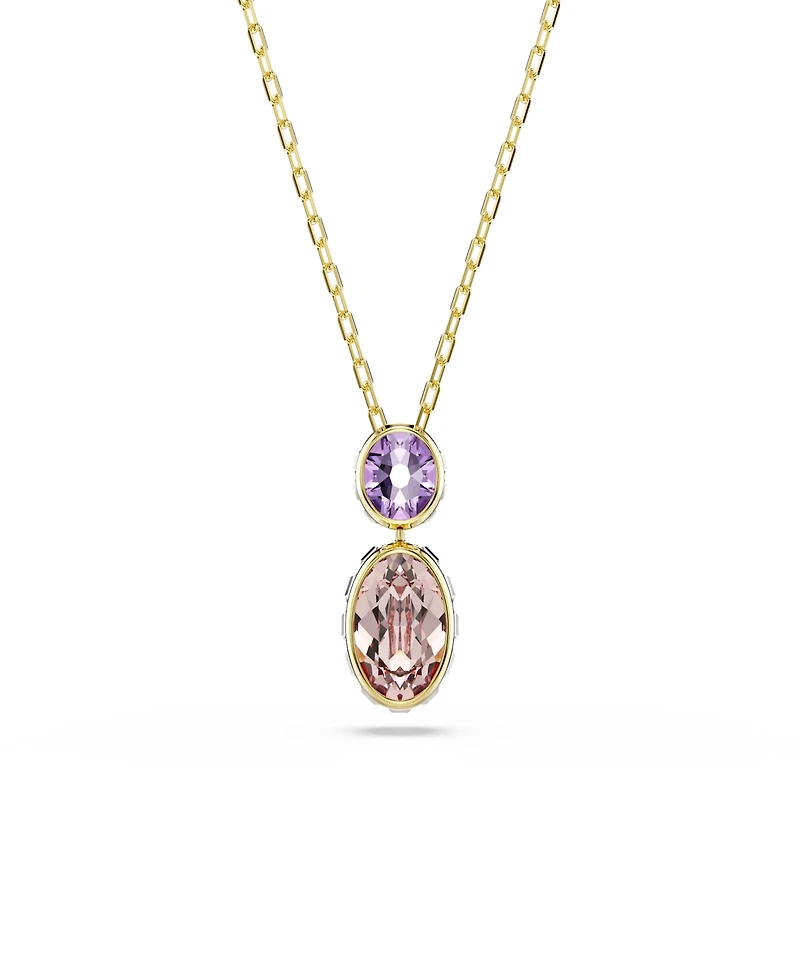 Swarovski Gold-Tone Plated Chroma Pendant Necklace
