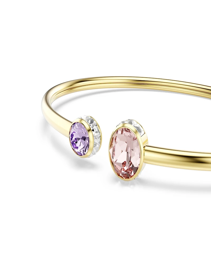 Swarovski Gold-Tone Plated Chroma Bangle Bracelet