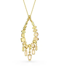 Swarovski Gold-Tone Plated Gema Pendant Necklace