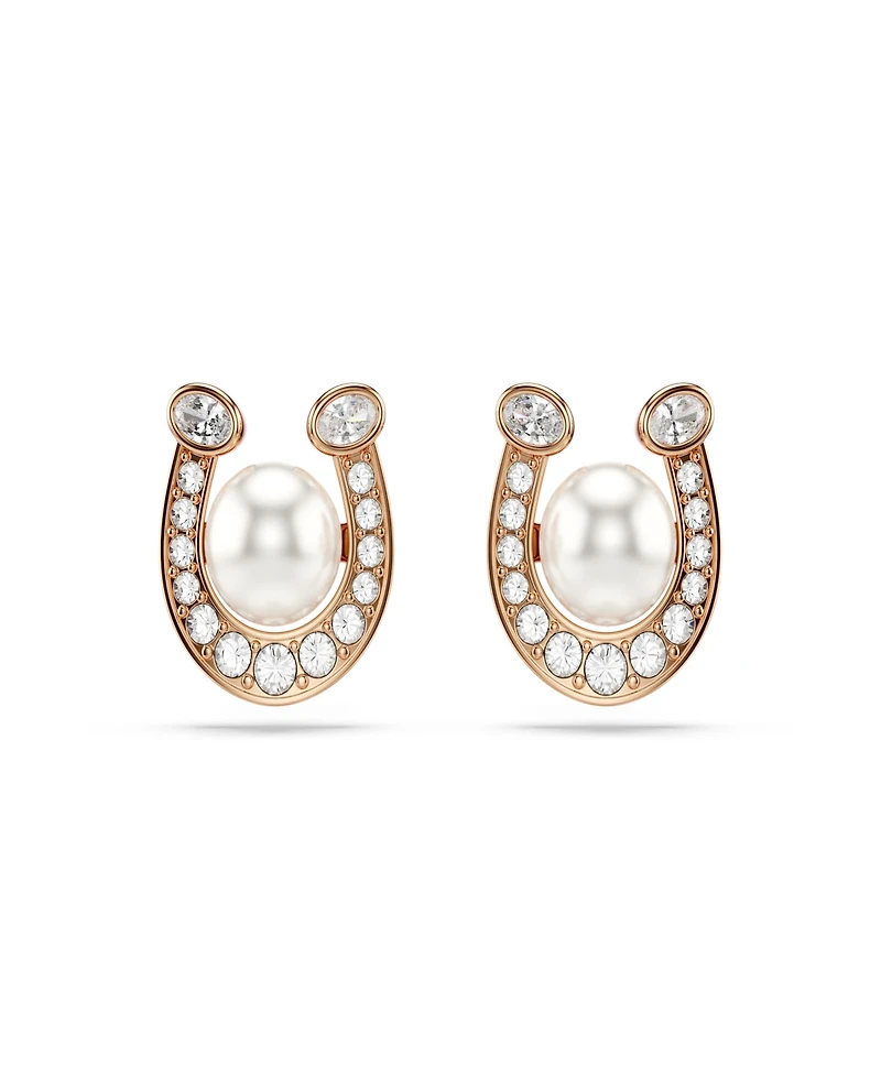 Swarovski Rose Gold-Tone Plated Symbolica Stud Earrings