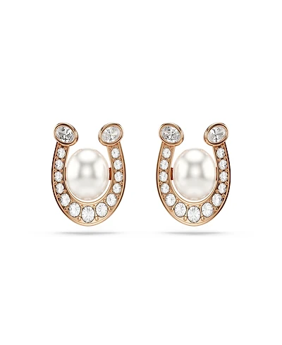 Swarovski Rose Gold-Tone Plated Symbolica Stud Earrings