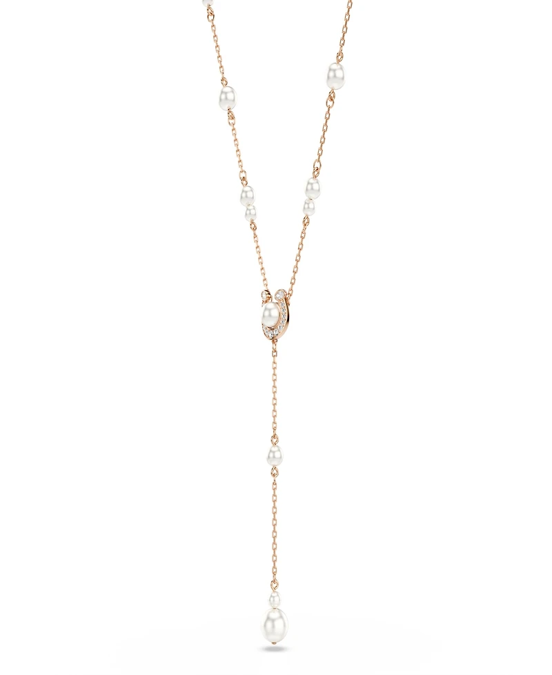 Swarovski Rose Gold-Tone Plated Symbolica Y Necklace