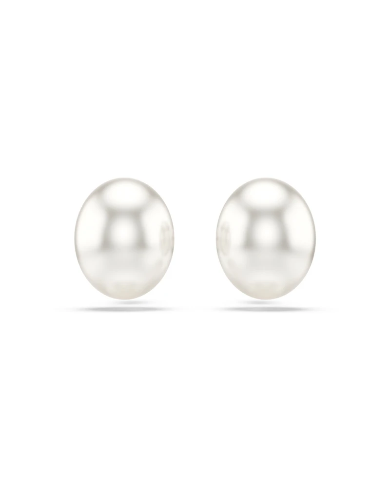 Swarovski Rhodium-Plated Matrix Stud Earrings