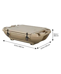 Cozito Floating Cooler 40 Qt Ice Chest with Dry Storage and Tow Rope