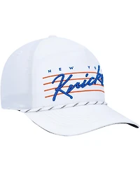 '47 Brand Men's White New York Knicks Downburst Hitch Snapback Hat