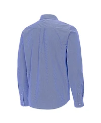Antigua Men's New York Knicks Porter Woven Long Sleeve Button-Down Shirt