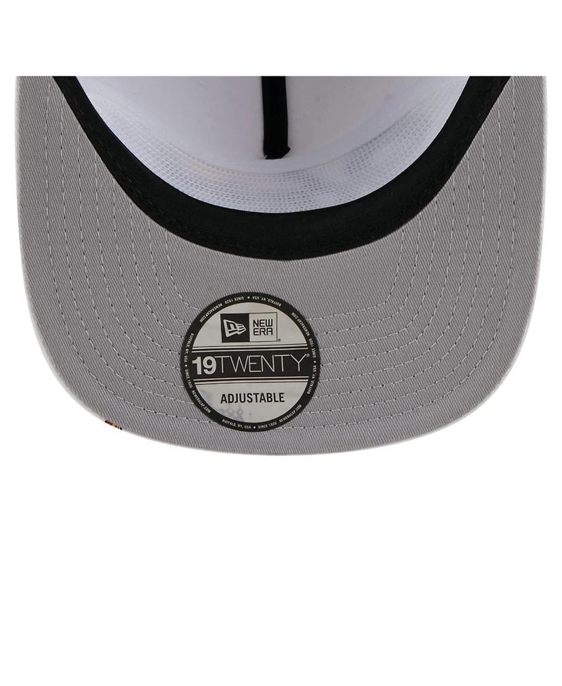 New Era Men's White New York Knicks Team Cheer Rope 19TWENTY Adjustable Hat