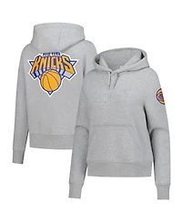 Lole Women's Gray New York Knicks Icon Pullover Hoodie