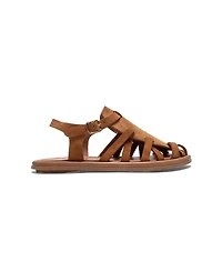 Forever & Always Shoes Women's Alone Leather Gladiator Sandal