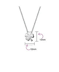 Bling Jewelry Celtic Shamrock Good Luck Charm Clover Pendant Necklace Sterling Silver