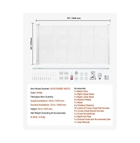 Ruie Retractable Mesh Pet Gate 34 in Tall Extends to 55 in Wide for Doorways