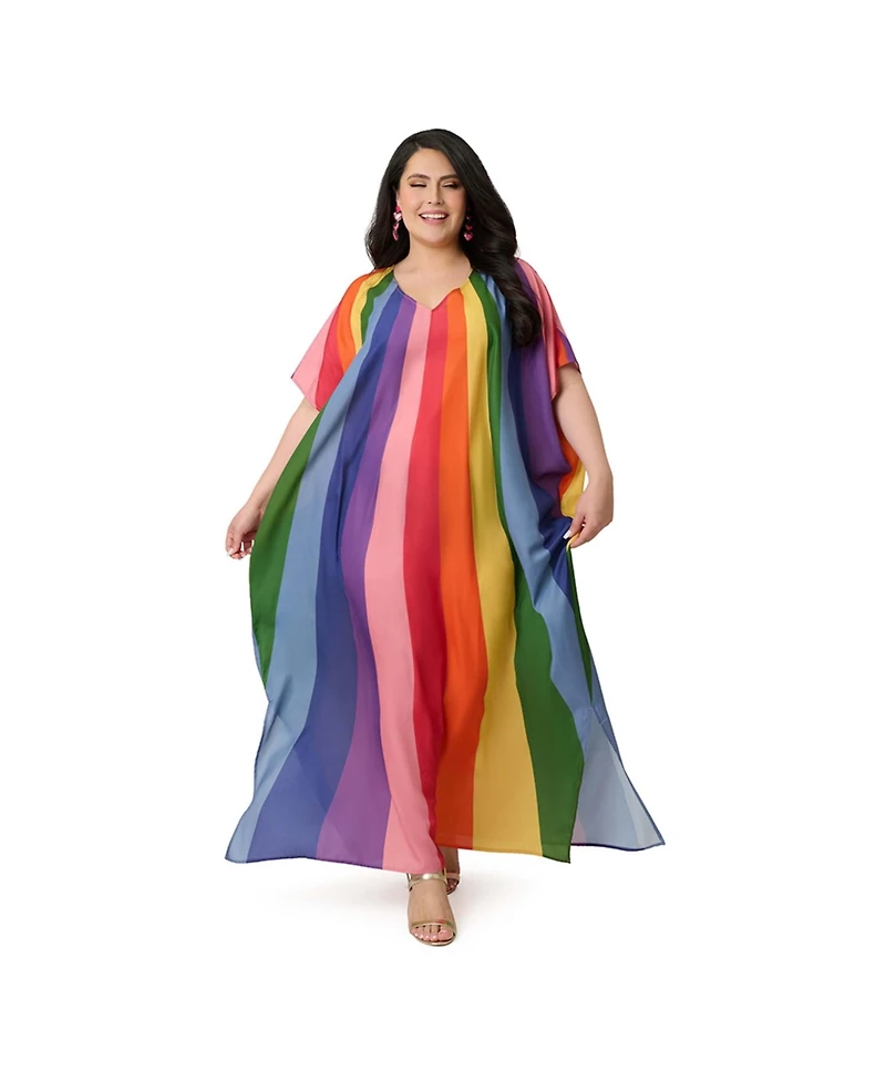 Unique Vintage Women's Pride Sunburst Caftan
