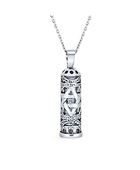 Bling Jewelry Hanukkah Magen Judaic Star Of David Magen Parchment Mezuzah Pendant Kabbalah Necklace Bat Mitzvah Sterling Silver