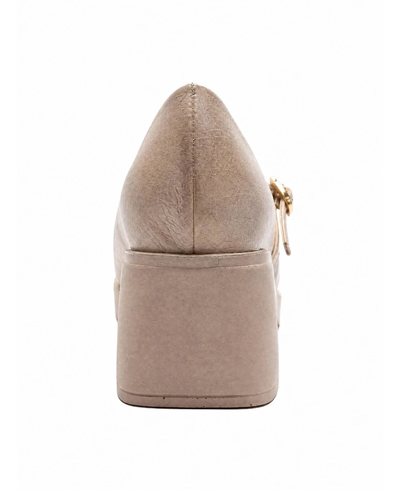 Prologue Shoes Women's Luanda Block Heel Mary Jane