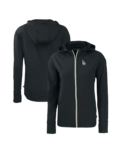 Cutter & Buck Women's Black Los Angeles Dodgers Daybreak Eco Full-Zip Hoodie