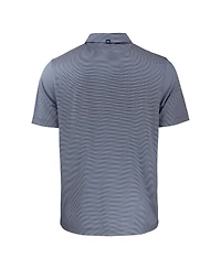 Cutter & Buck Men's Navy/White New York Yankees Stars Stripes Big & Tall Forge Eco Double Stripe Stretch Polo Shirt