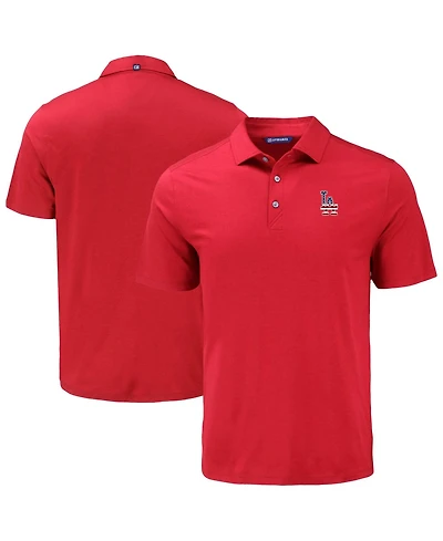 Cutter & Buck Men's Los Angeles Dodgers Coastline Epic Comfort Eco Polo Shirt