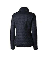 Cutter & Buck Women's Navy/Royal New York Yankees Rainier PrimaLoft Eco Insulated Full-Zip Puffer Jacket