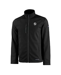 Cutter & Buck Men's Black New York Yankees Evoke Eco Softshell Full-Zip Jacket