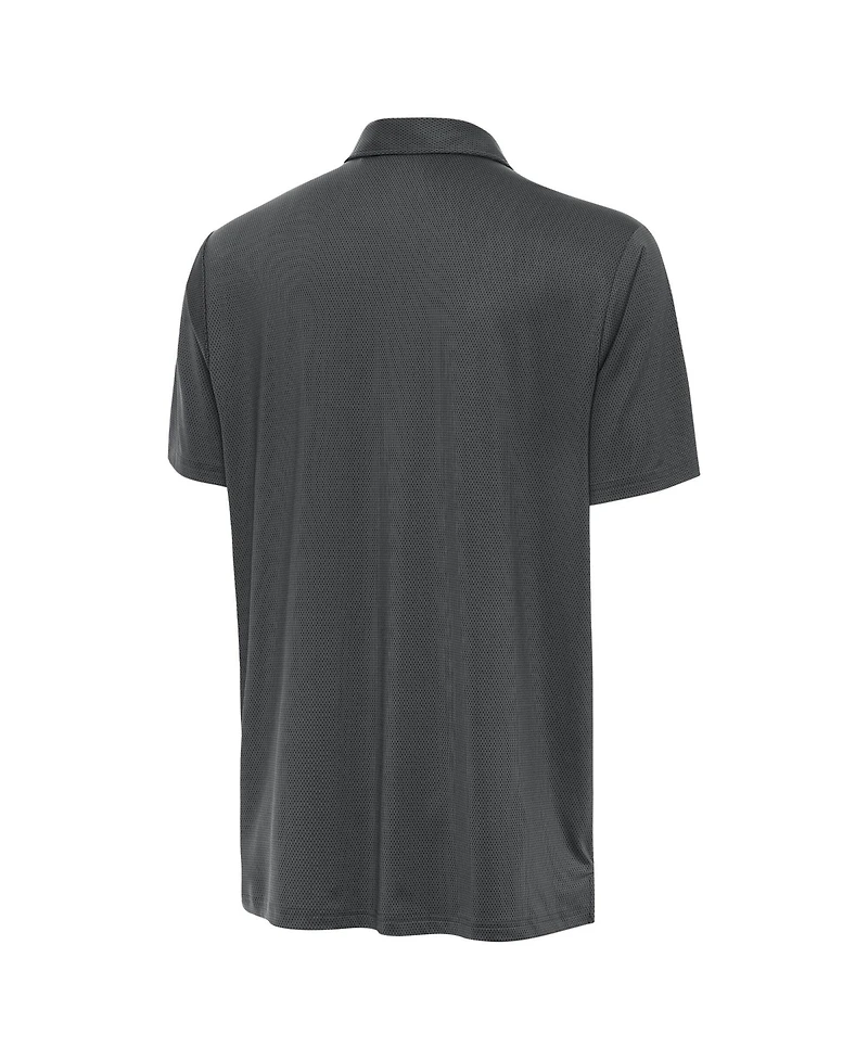 Antigua Men's Pewter New York Yankees Eclipse Polo Shirt