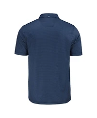 Cutter & Buck Men's Navy Los Angeles Dodgers Pike Eco Shadow Check Print Polo Shirt