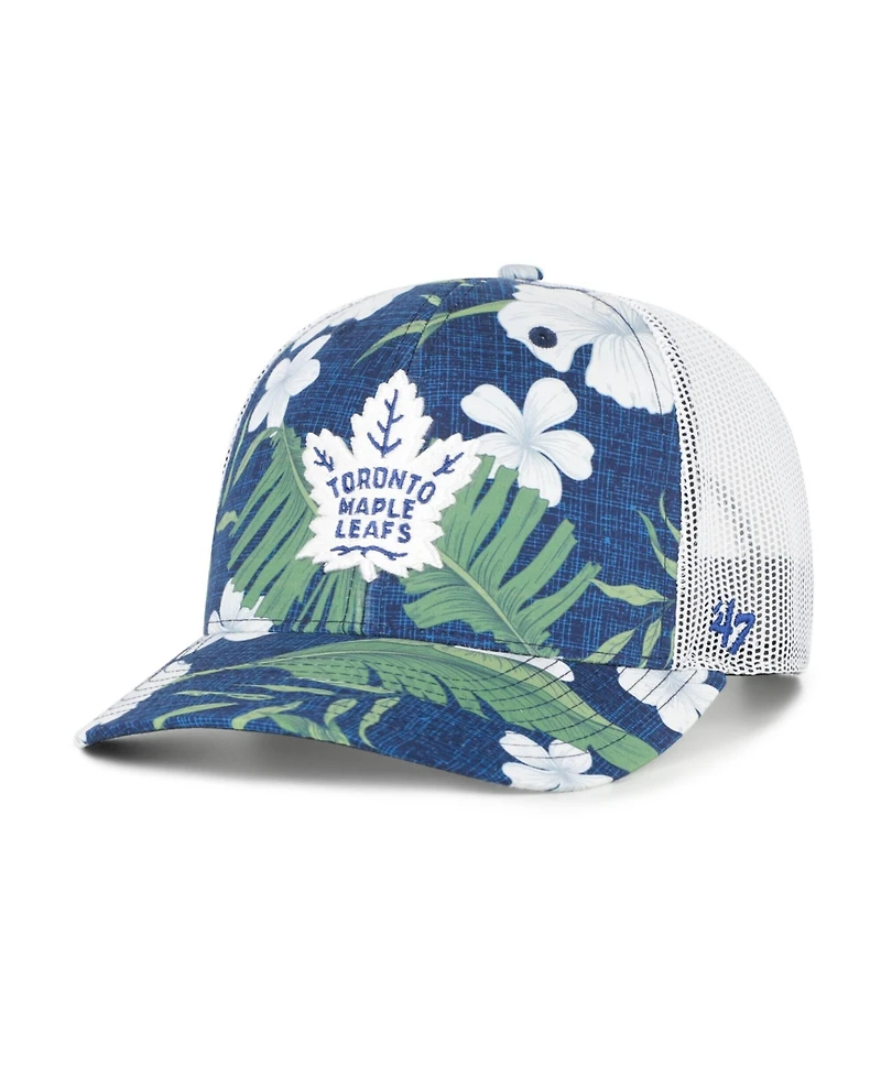 '47 Brand Men's Navy/White Toronto Maple Leaf Beach Side Adjustable Trucker Hat